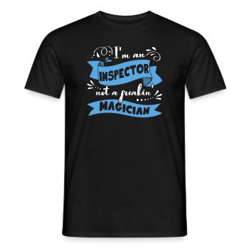 Inspector I Am An Inspector - Men's T-Shirt - black - Front - AI Model Male 178 light (178cm)
