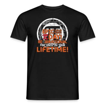 Pi Day Epic Pi Day - Men's T-Shirt - black - Front - AI Model Male 178 light (178cm)