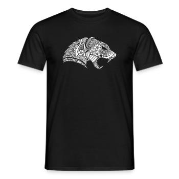 Mongoose Mongoose Floral Pattern - Men's T-Shirt - black - Front - AI Model Male 178 light (178cm)