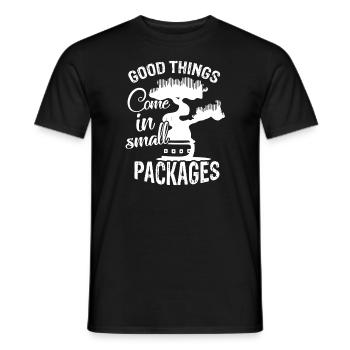 Bonsai Good Things Come In Small Packages - Men's T-Shirt - black - Front - AI Model Male 178 light (178cm)