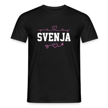 Jennifer - Men's T-Shirt - black - Front - AI Model Male 178 light (178cm)