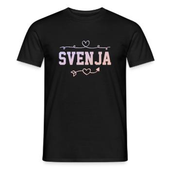 Jennifer - Men's T-Shirt - black - Front - AI Model Male 178 light (178cm)