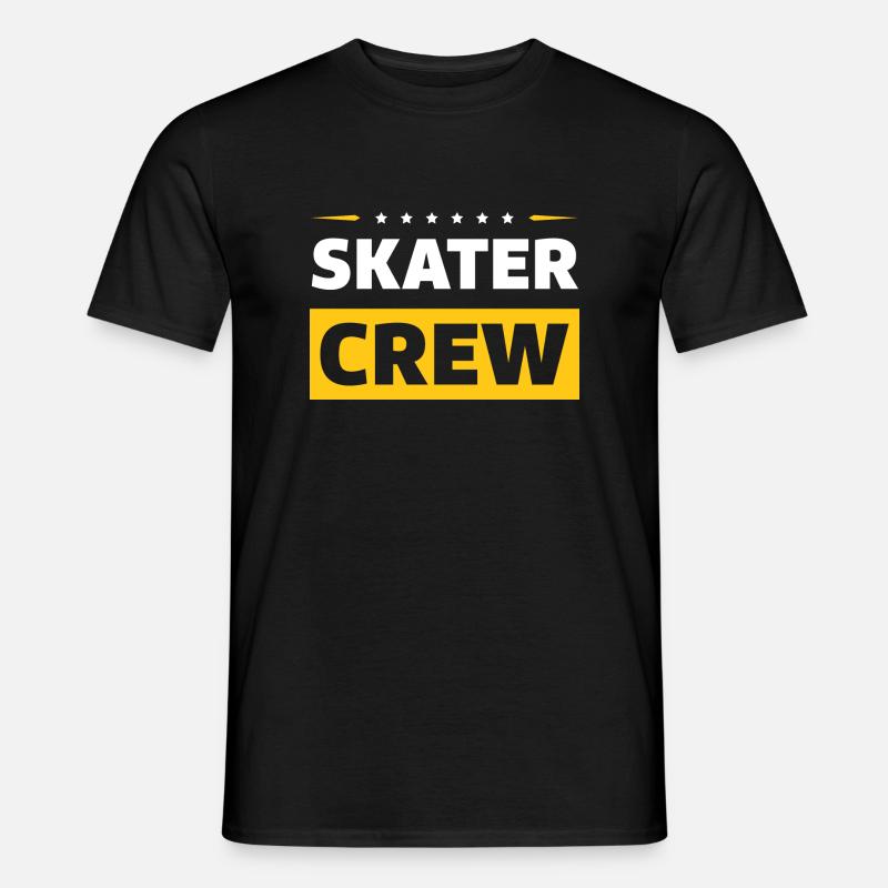 Skater Crew - Männer T-Shirt - Schwarz