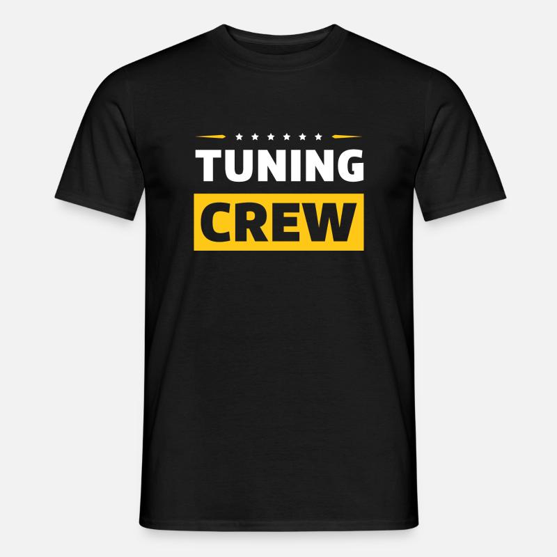 Tuning Crew - Männer T-Shirt - Schwarz