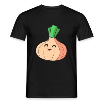 Oignon - T-shirt homme - noir - Devant - AI Model Male 178 light (178cm)