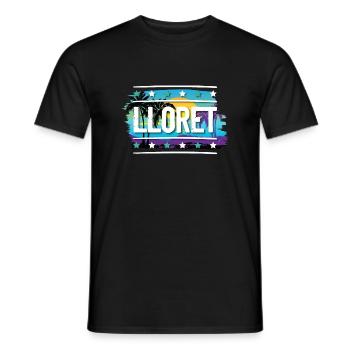 Lloret De Mar - Männer T-Shirt - Schwarz - Vorne - AI Model Male 178 light (178cm)