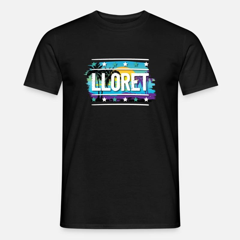 Lloret De Mar - Männer T-Shirt - Schwarz