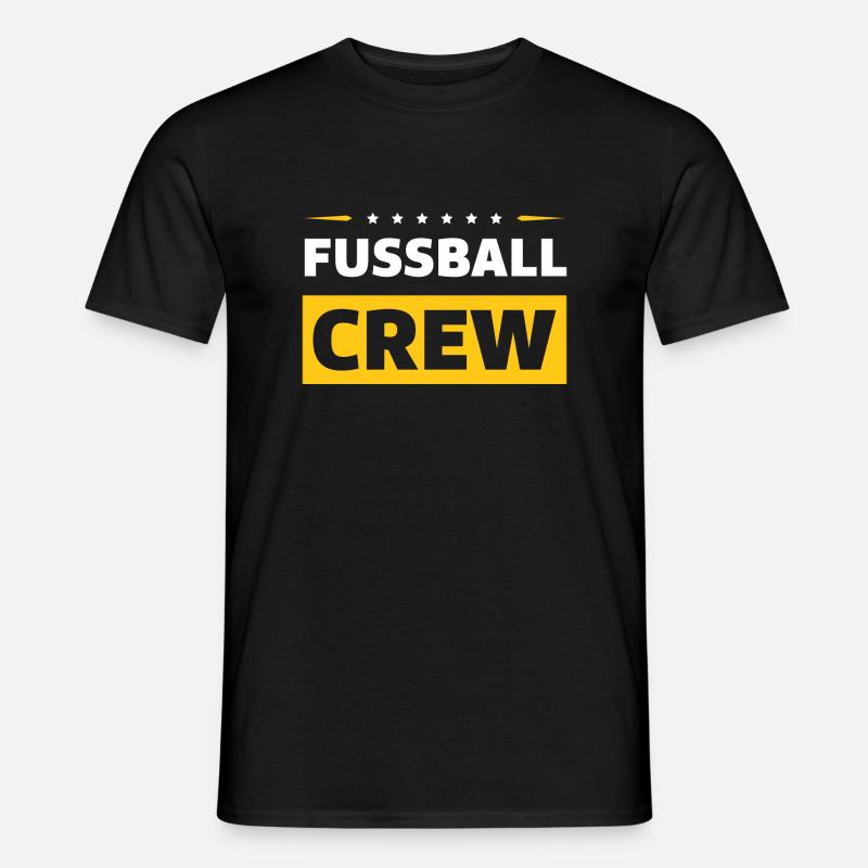 Fussball Crew - Männer T-Shirt - Schwarz