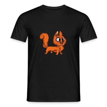 Halloween Cat Knife Creepy Gift Idea - Men's T-Shirt - black - Front - AI Model Male 178 light (178cm)