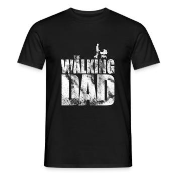 Walking Dad - Funny Sayings, cadeau pour les pères - T-shirt homme - noir - Devant - AI Model Male 178 light (178cm)