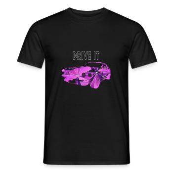 Sportwagen Rennwagen Auto Schrauber - Männer T-Shirt - Schwarz - Vorne - AI Model Male 178 light (178cm)