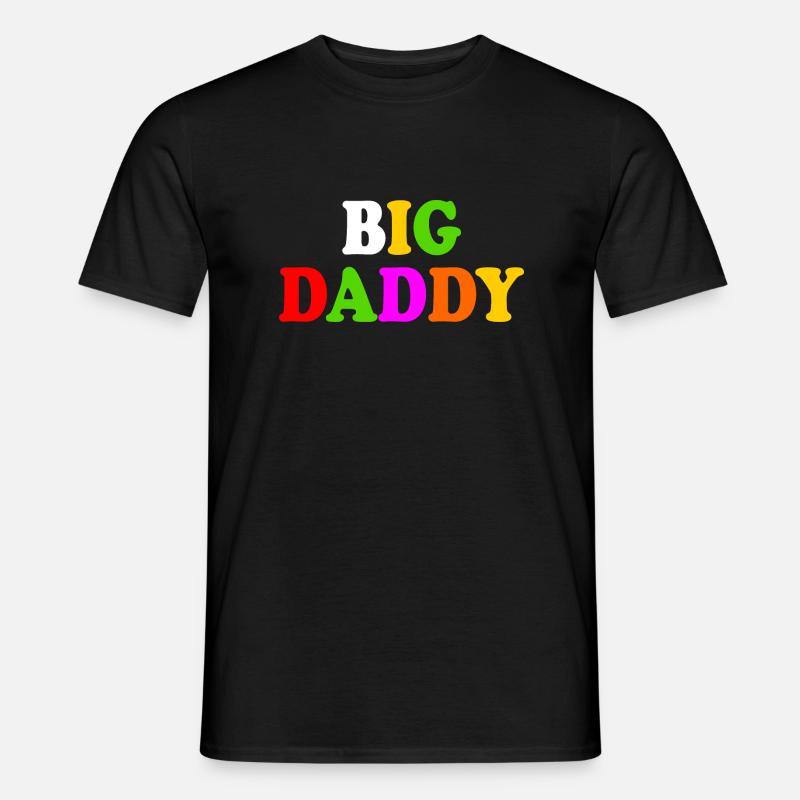 Big daddy - Männer T-Shirt - Schwarz