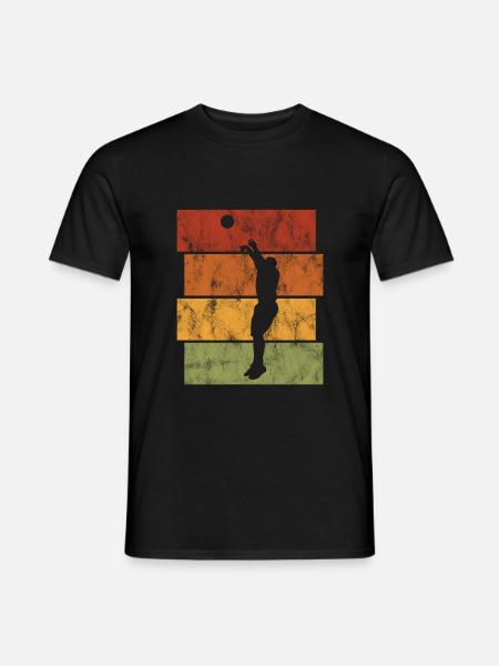 Basket basket basketteur basketteur - T-shirt homme - noir