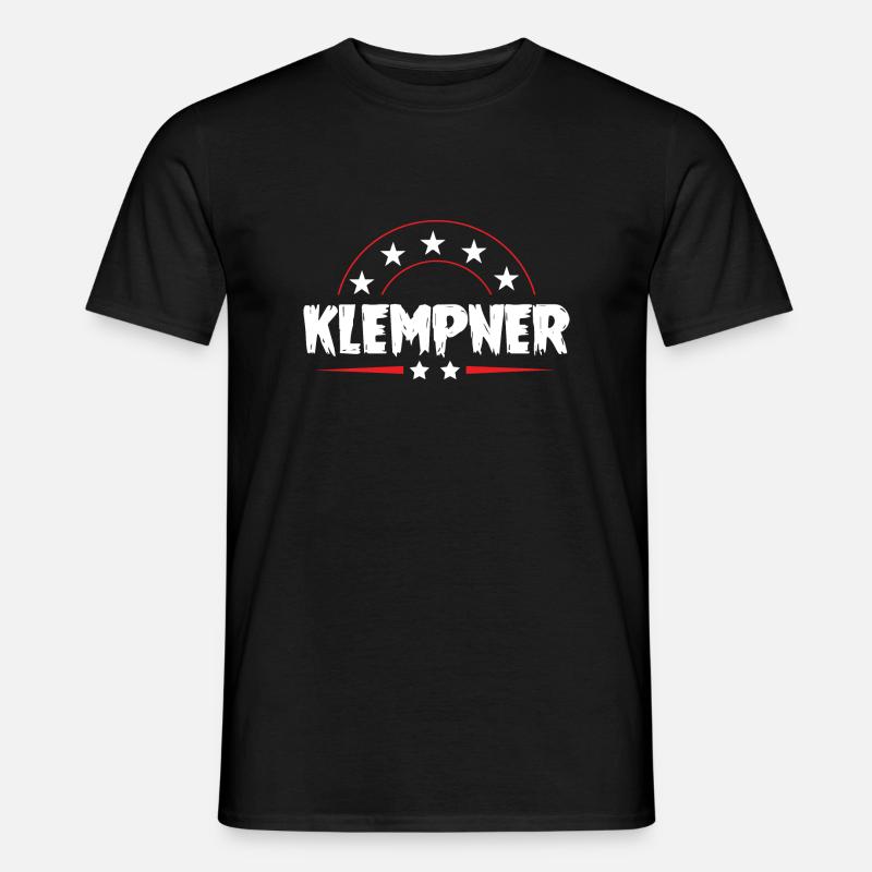 Klempner Beruf - Männer T-Shirt - Schwarz