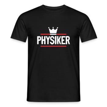 Physiker Beruf - Männer T-Shirt - Schwarz - Vorne - AI Model Male 178 light (178cm)