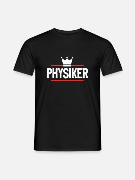 Physiker Beruf - Männer T-Shirt - Schwarz