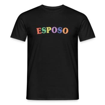Esposo Husband To Be Groom Married Men Wedding - Men's T-Shirt - black - Front - AI Model Male 178 light (178cm)