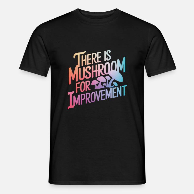 Champignons Champignons Champignon Champignon - T-shirt homme - noir