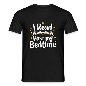 Bücher Buch lesen Bücherei Bibliothek Bücherwurm - Männer T-Shirt - Schwarz - Vorne - AI Model Male 178 light (178cm)