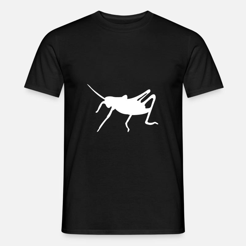 Heuschrecke - Männer T-Shirt - Schwarz