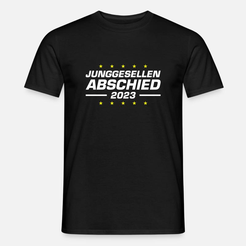 Junggesellenabschied 2023 Jga - Männer T-Shirt - Schwarz