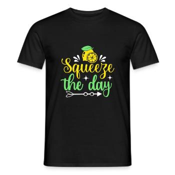 Lemonade Squeeze Day Summer Lovers Jus de citron - T-shirt homme - noir - Devant - AI Model Male 178 light (178cm)