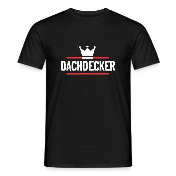 Dachdecker Beruf - Männer T-Shirt - Schwarz - Vorne - AI Model Male 178 light (178cm)