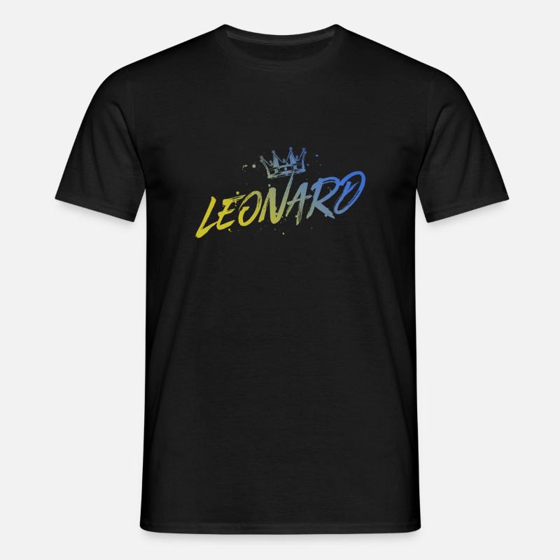 Leonard - Männer T-Shirt - Schwarz