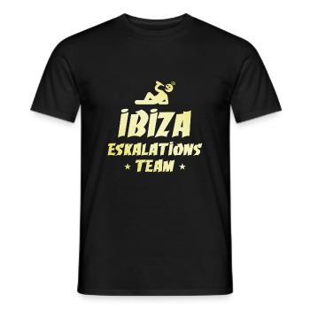 Ibiza Escalation - Men's T-Shirt - black - Front - AI Model Male 178 light (178cm)