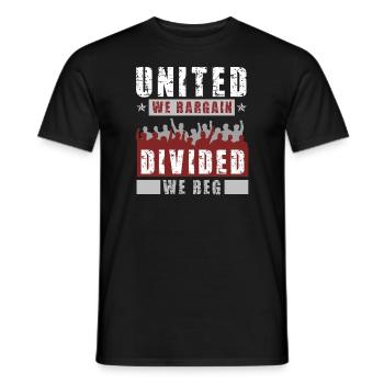 Syndicat Charpentier Électriciens Travaillent - T-shirt homme - noir - Devant - AI Model Male 178 light (178cm)