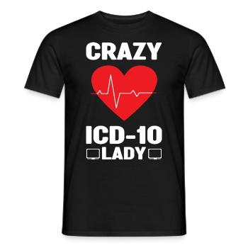 Klinische Kodierfachkraft | Krankenhaus Geschenke - Männer T-Shirt - Schwarz - Vorne - AI Model Male 178 light (178cm)