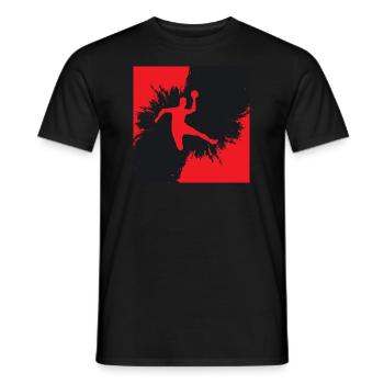 handball - T-shirt homme - noir - Devant - AI Model Male 178 light (178cm)