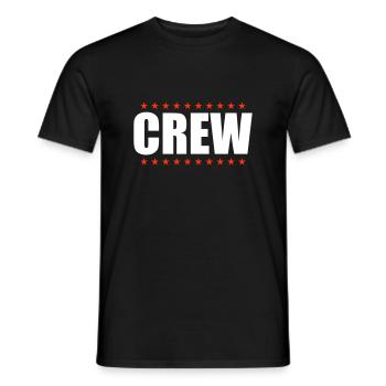 Conception de l’équipage - T-shirt homme - noir - Devant - AI Model Male 178 light (178cm)