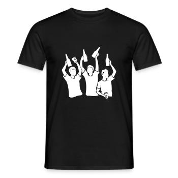 Bachelor Party Team - Men's T-Shirt - black - Front - AI Model Male 178 light (178cm)