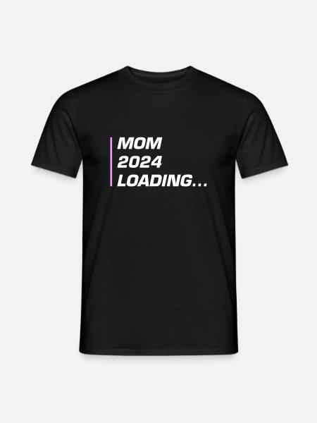 Mama 2024 Loading Mom - Men's T-Shirt - black