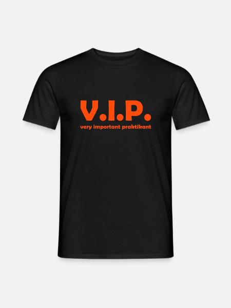 praktikant - Männer T-Shirt - Schwarz
