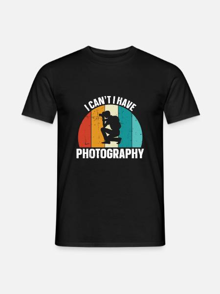I can't take pictures - Men's T-Shirt - black