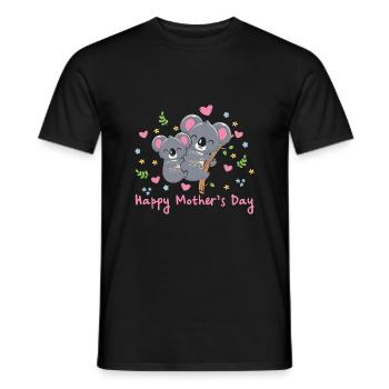 happy Mothersday - Männer T-Shirt - Schwarz - Vorne - AI Model Male 178 light (178cm)