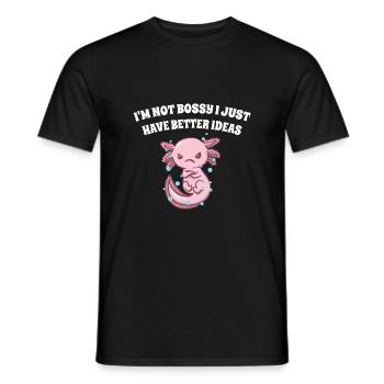 Je ne suis pas autoritaire, j’ai juste mieux - T-shirt homme - noir - Devant - AI Model Male 178 light (178cm)