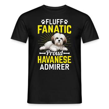 Fanatique de peluches Fier admirateur bichanais - T-shirt homme - noir - Devant - AI Model Male 178 light (178cm)