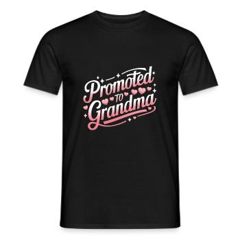 Grandma Grandmother Mother's Day Family - Men's T-Shirt - black - Front - AI Model Male 178 light (178cm)