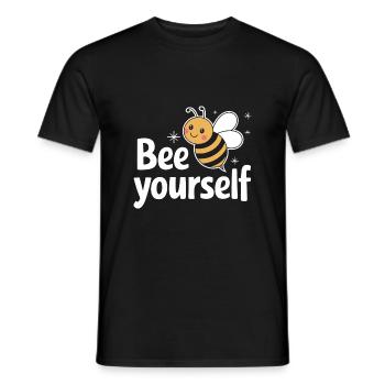 Honigbiene Imker Bienen Biene - Männer T-Shirt - Schwarz - Vorne - AI Model Male 178 light (178cm)