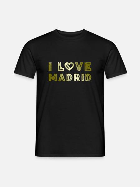 I Love Madrid - Men's T-Shirt - black