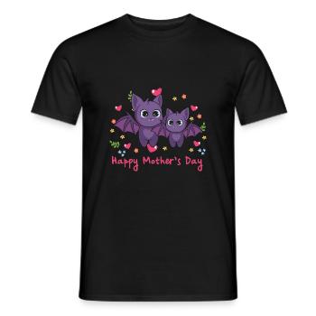 happy Mothersday - Männer T-Shirt - Schwarz - Vorne - AI Model Male 178 light (178cm)
