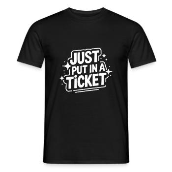 Technischer Support Computerfreak Nerd - Männer T-Shirt - Schwarz - Vorne - AI Model Male 178 light (178cm)