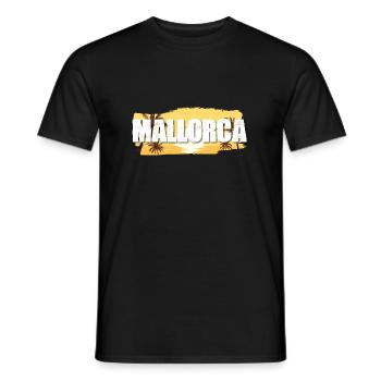 Mallorca - Männer T-Shirt - Schwarz - Vorne - AI Model Male 178 light (178cm)