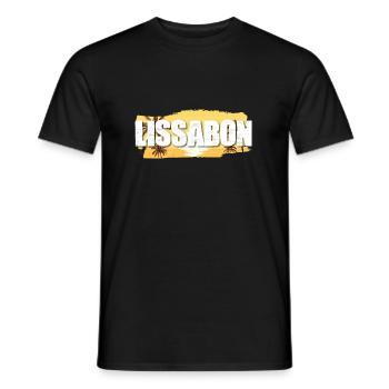 Lisbonne - T-shirt homme - noir - Devant - AI Model Male 178 light (178cm)