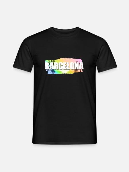 Barcelona - Men's T-Shirt - black