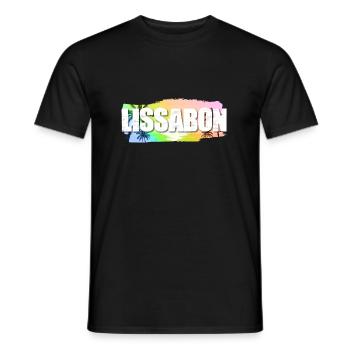 Lisbonne - T-shirt homme - noir - Devant - AI Model Male 178 light (178cm)