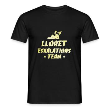 Lloret De Mar Escalation - T-shirt homme - noir - Devant - AI Model Male 178 light (178cm)